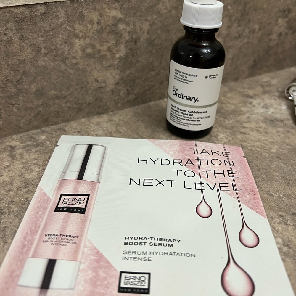 The ordinary and Erno Laszlo skincare set